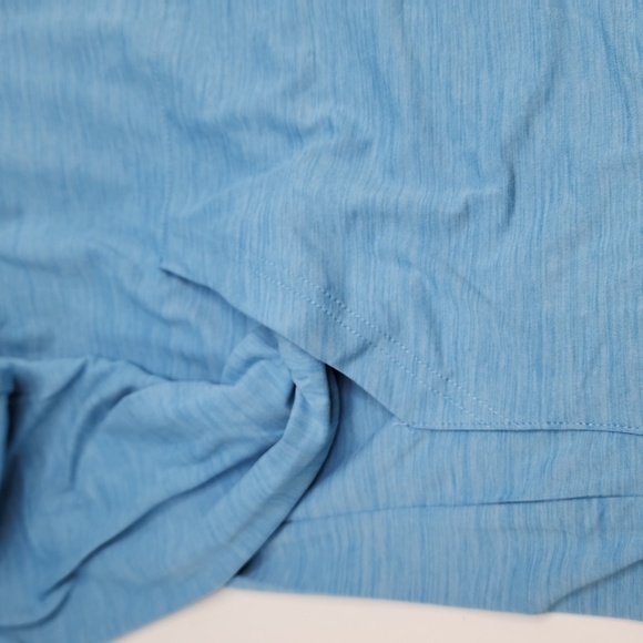 SPYDER ACTIVE MEN'S MEDIUM LONG SLEVES TSHIRT WITH HOODIE, RED LIGHT BLUE - Picture 11 of 12